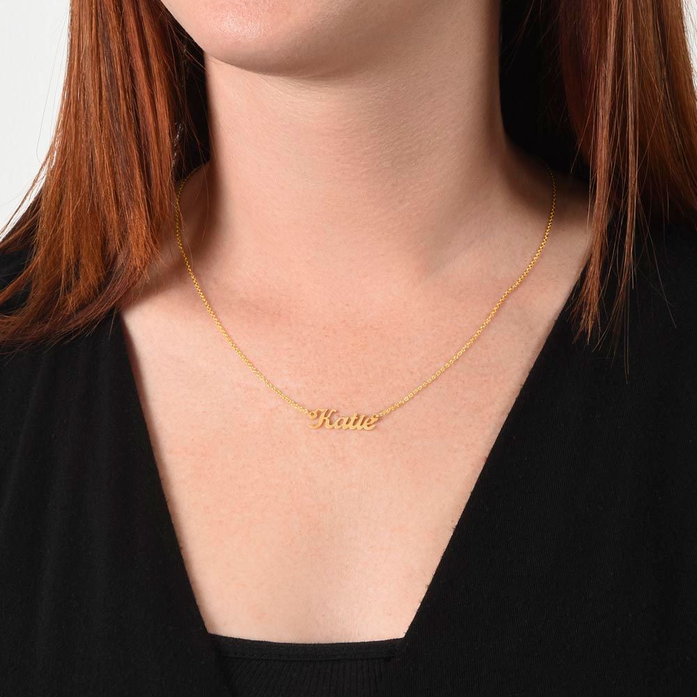 To My Mum | Your Support | Personalized Name Necklace