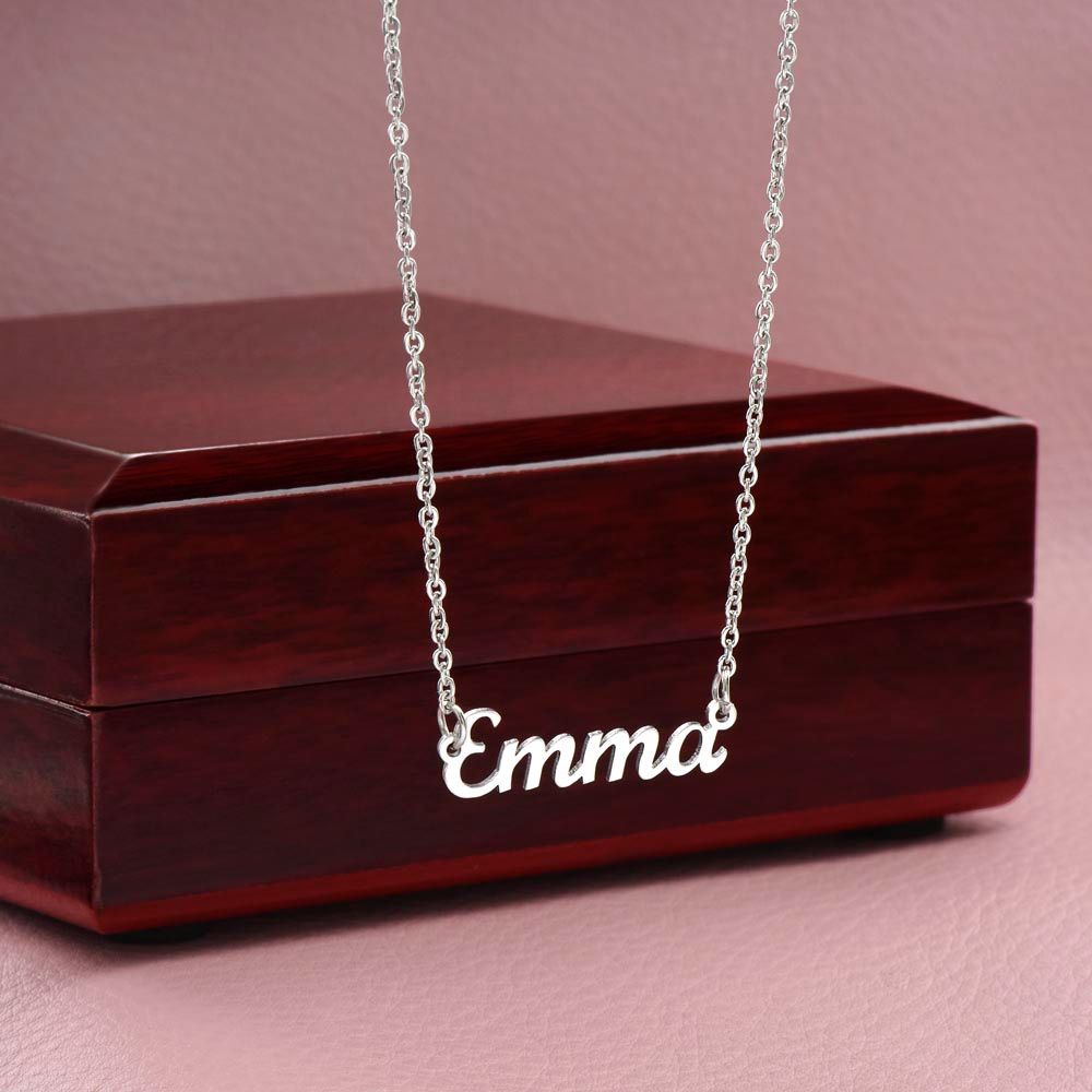 To My Mum | Your Support | Personalized Name Necklace