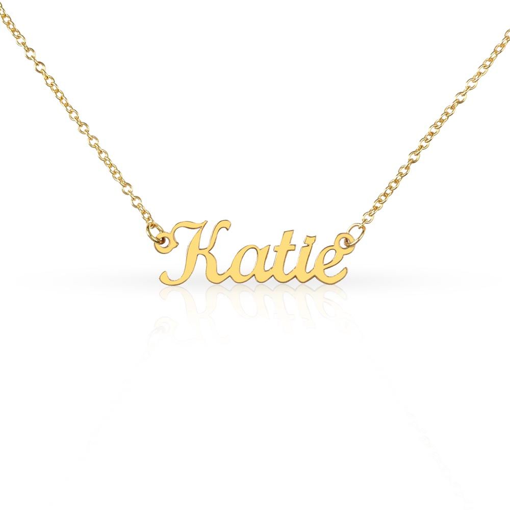 Personalized Name Necklace |  Cursive Name Design