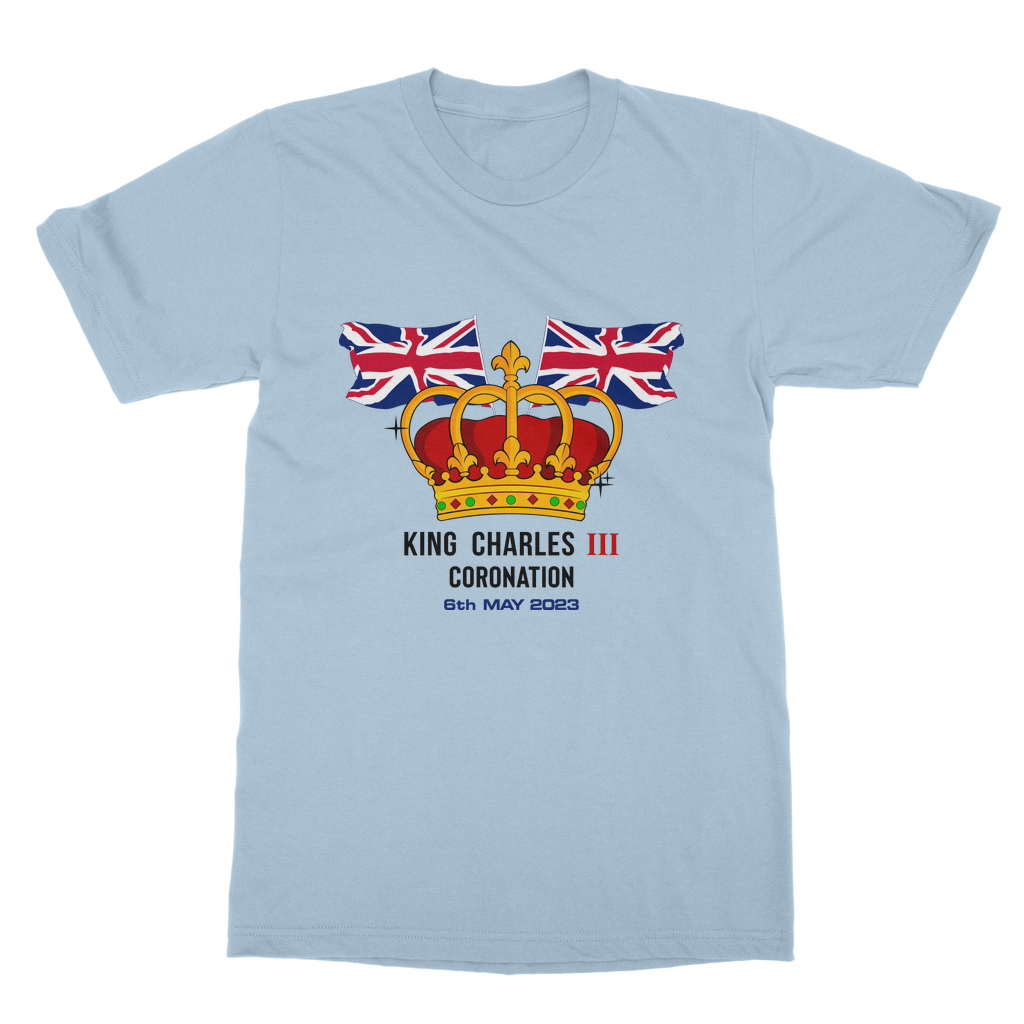 King Charles III 3rd coronation gifts 2023 T-Shirt- Light Colours