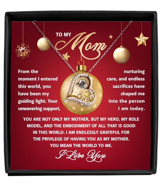 To My Mom | Role Model | Love Dancing Necklace Gift