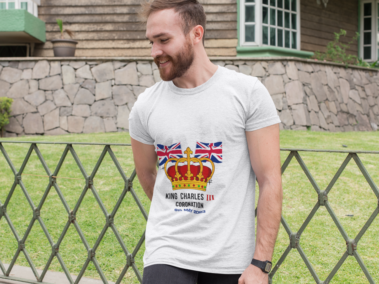 King Charles III 3rd coronation gifts 2023 T-Shirt- Light Colours