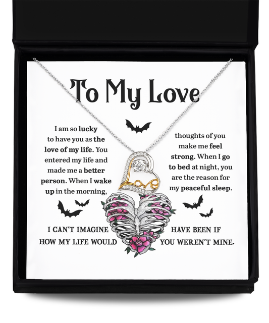 To My Love | Better Person | Love Dancing Necklace Gift