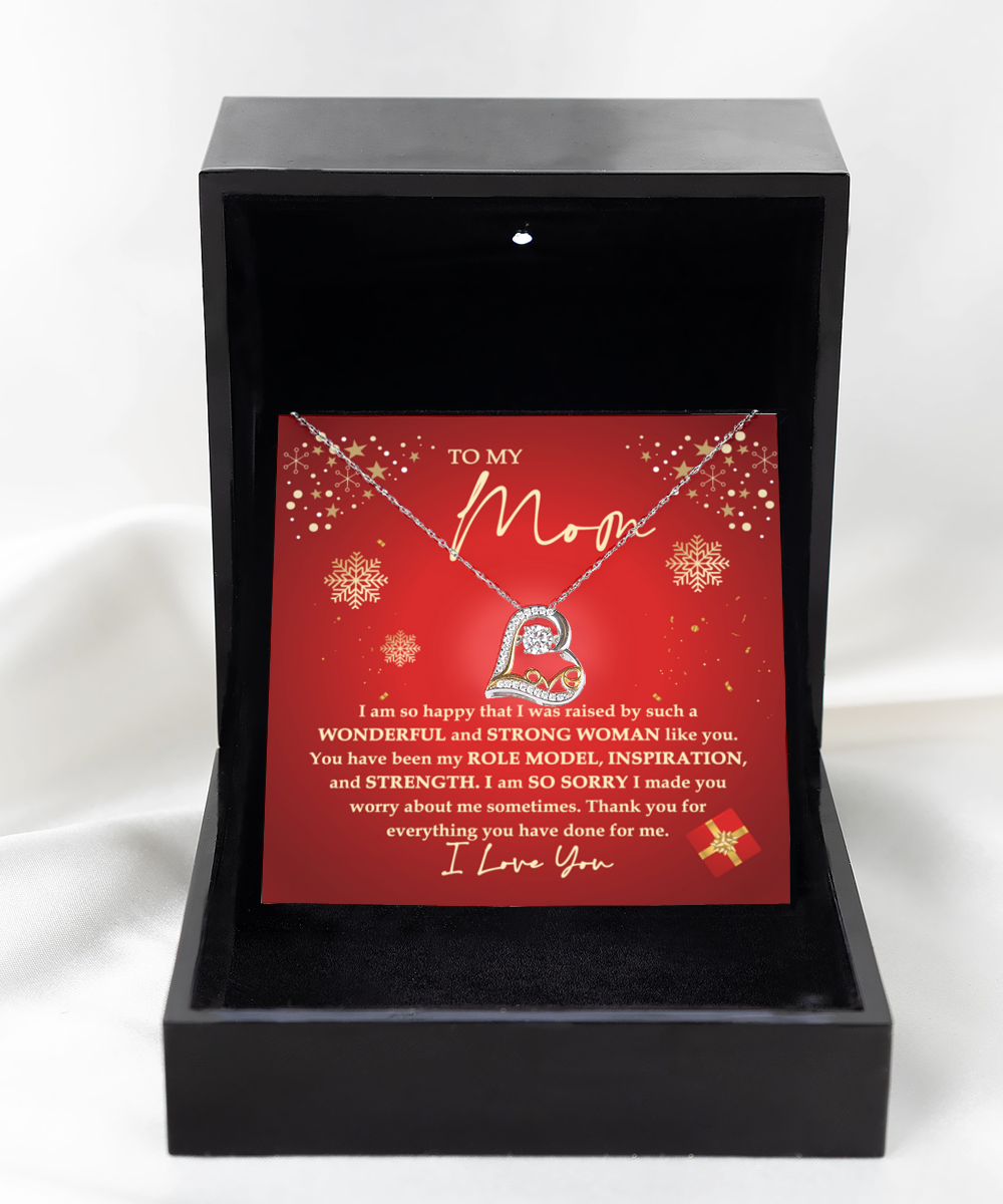 To My Mom | Strong Woman | Love Dancing Necklace Gift